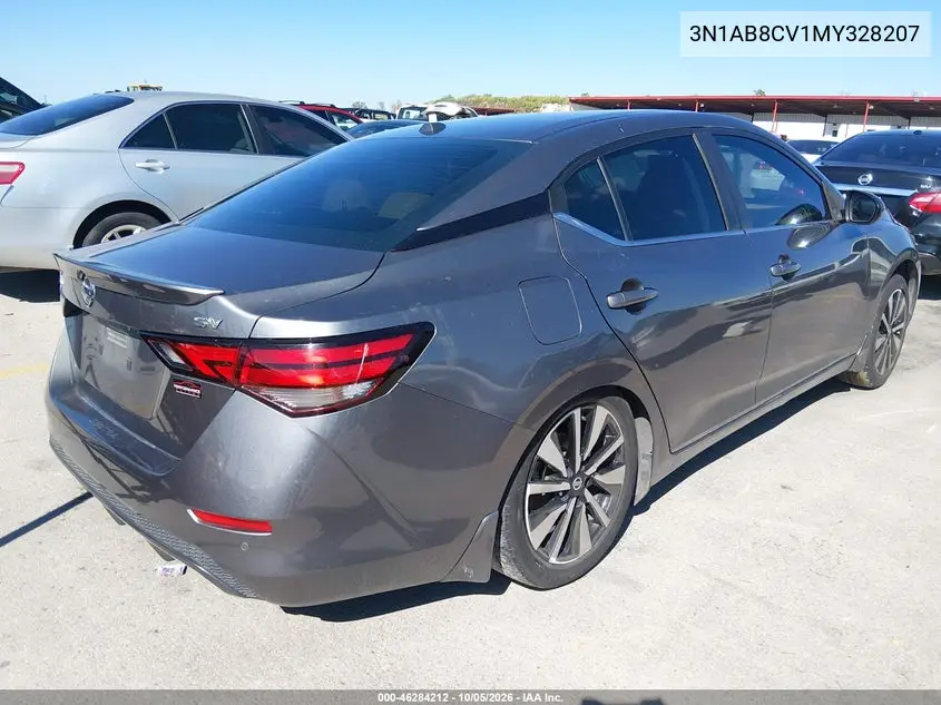2021 NISSAN SENTRA VIN 3N1AB8CV1MY328207 — фото 4