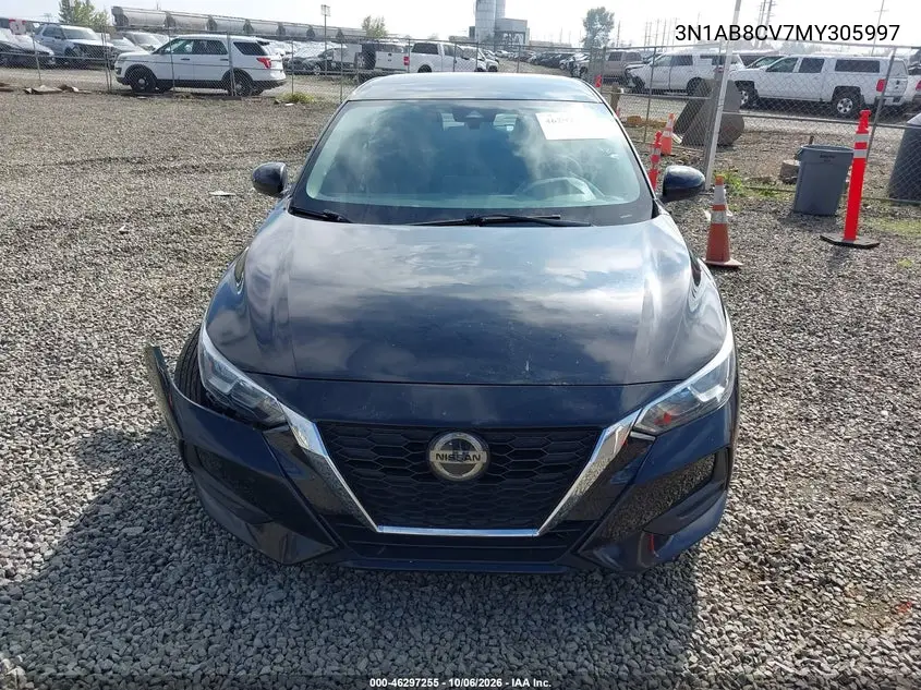 2021 NISSAN SENTRA VIN 3N1AB8CV7MY305997 — фото 12