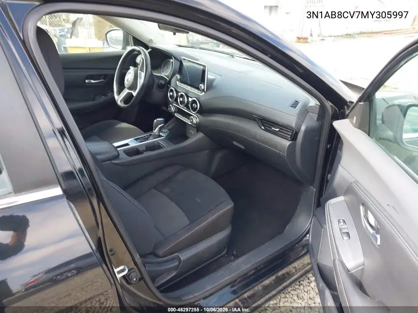 2021 NISSAN SENTRA VIN 3N1AB8CV7MY305997 — фото 5
