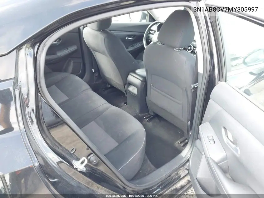 2021 NISSAN SENTRA VIN 3N1AB8CV7MY305997 — фото 8