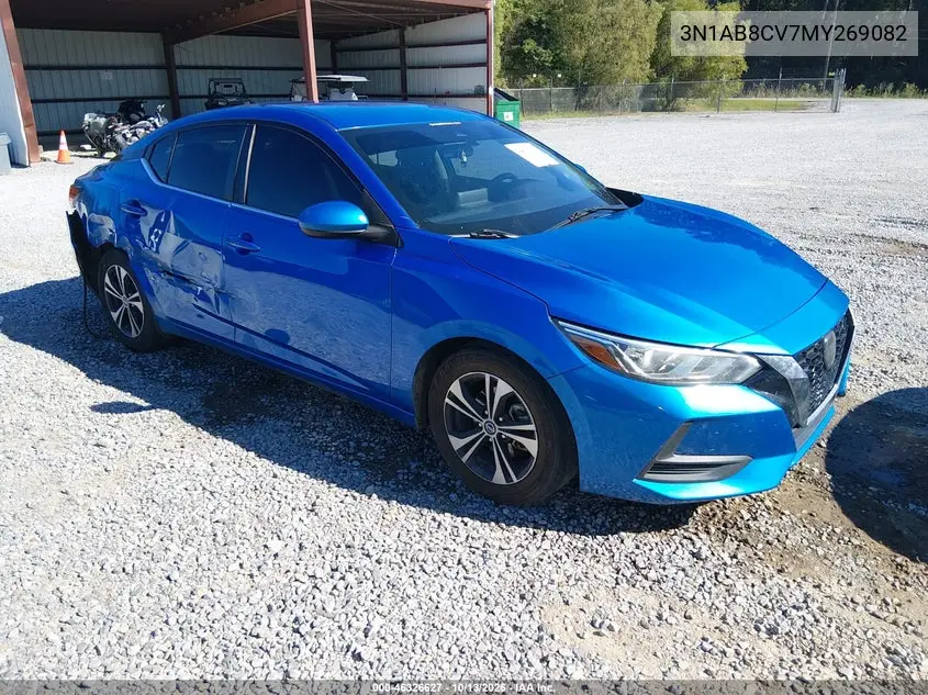 NISSAN SENTRA 2021, VIN 3N1AB8CV7MY269082
