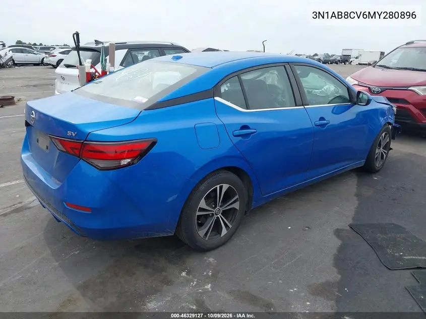 2021 NISSAN SENTRA VIN 3N1AB8CV6MY280896 — фото 4