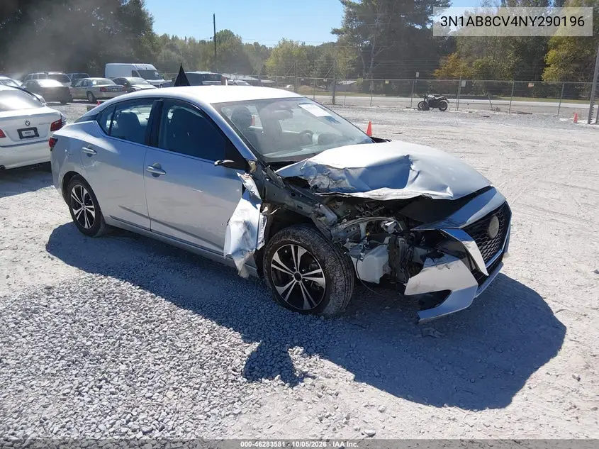 NISSAN SENTRA 2022, VIN 3N1AB8CV4NY290196