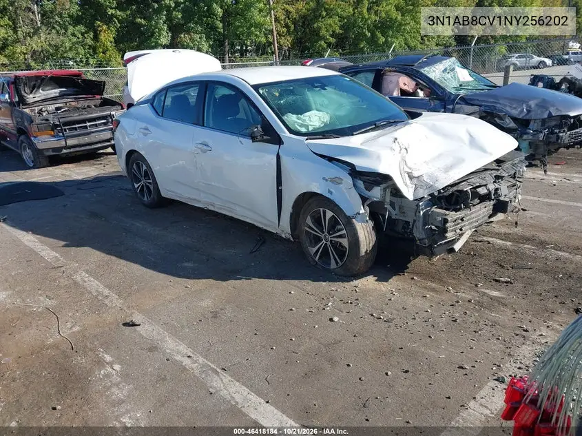NISSAN SENTRA 2022, VIN 3N1AB8CV1NY256202