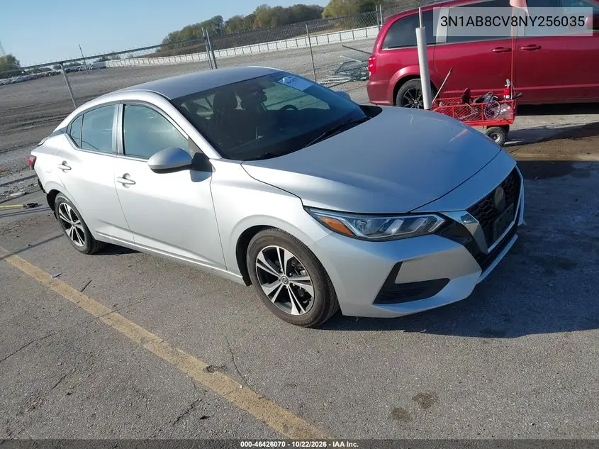 NISSAN SENTRA 2022, VIN 3N1AB8CV8NY256035