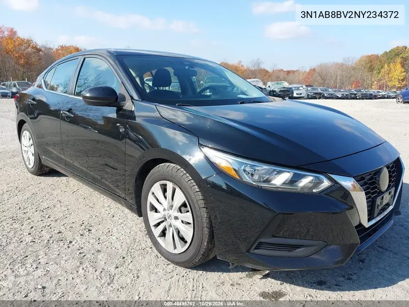 NISSAN SENTRA 2022, VIN 3N1AB8BV2NY234372