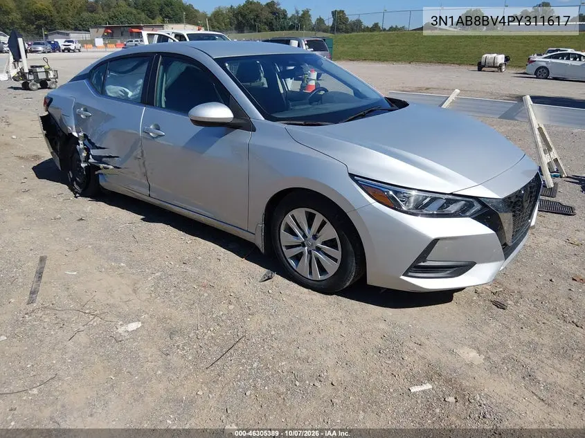NISSAN SENTRA 2023, VIN 3N1AB8BV4PY311617