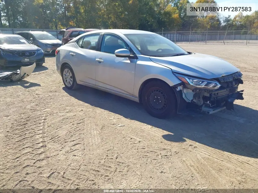NISSAN SENTRA 2023, VIN 3N1AB8BV1PY287583