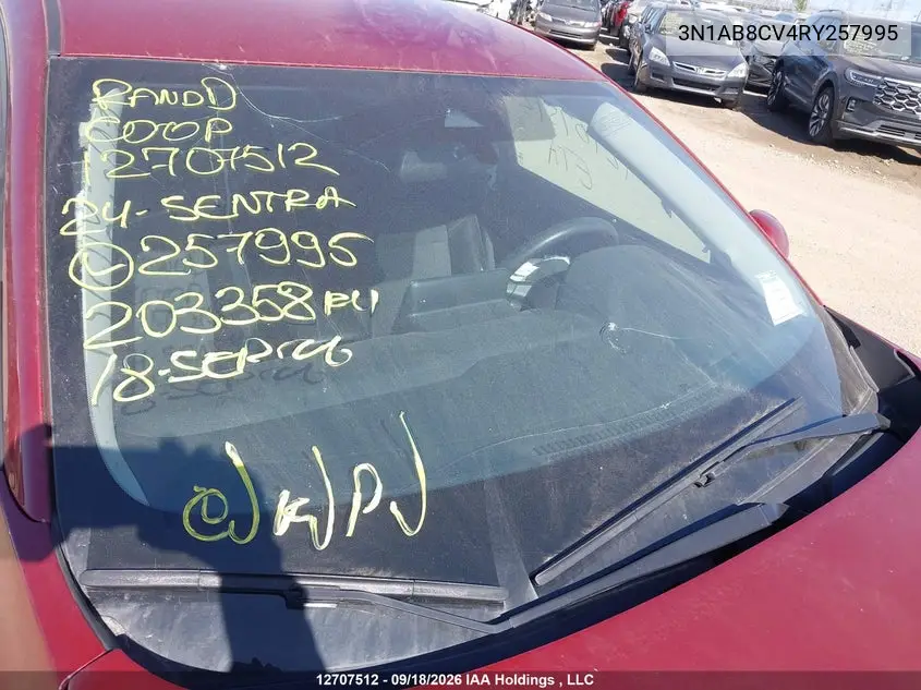 2024 NISSAN SENTRA VIN 3N1AB8CV4RY257995 — фото 18