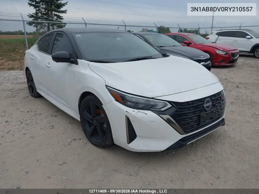 NISSAN SENTRA 2024, VIN 3N1AB8DV0RY210557