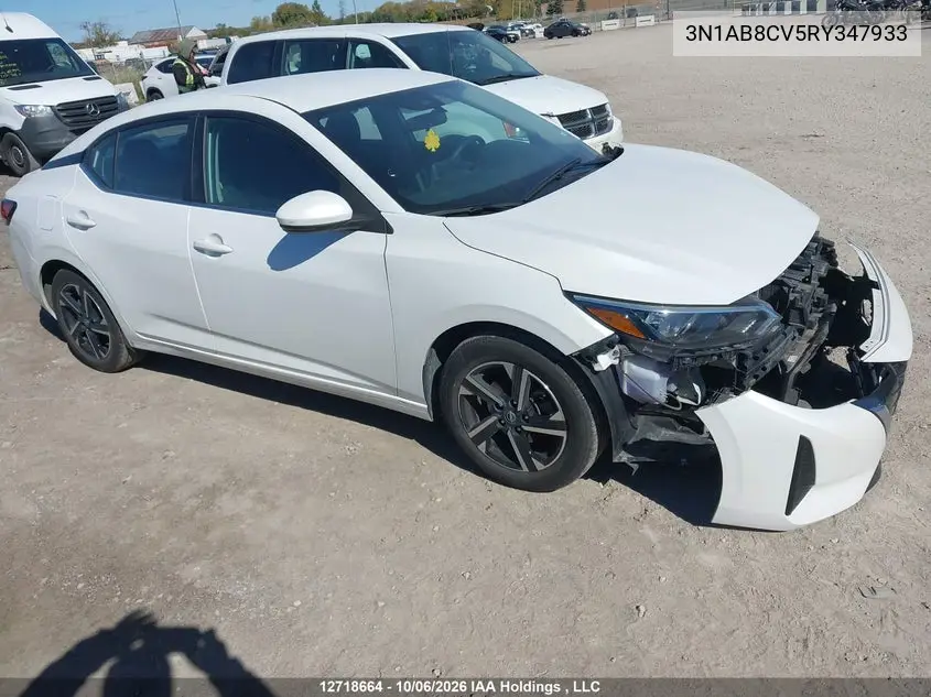 NISSAN SENTRA 2024, VIN 3N1AB8CV5RY347933