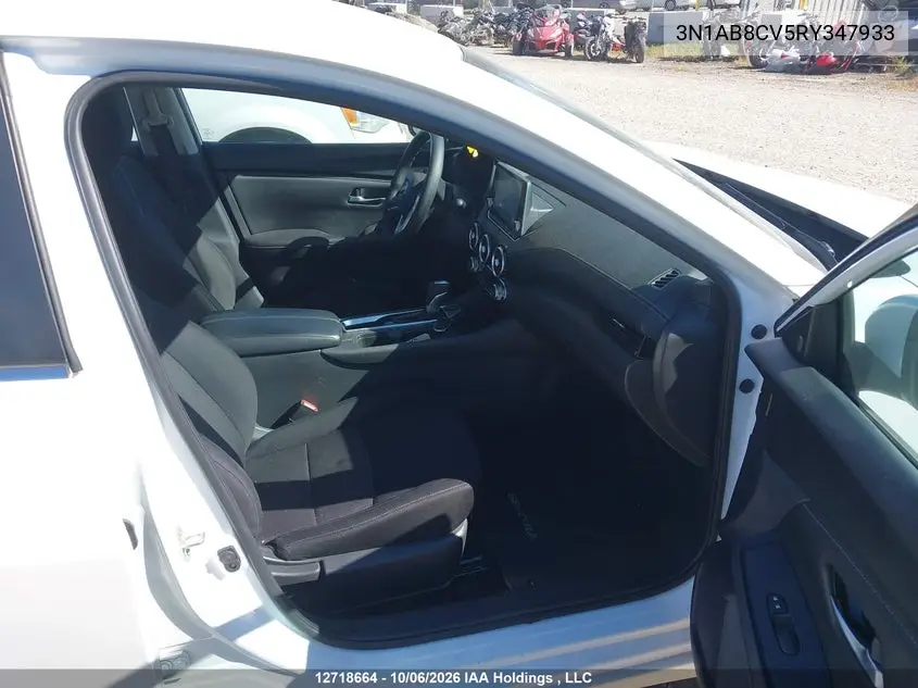 2024 NISSAN SENTRA VIN 3N1AB8CV5RY347933 — фото 5