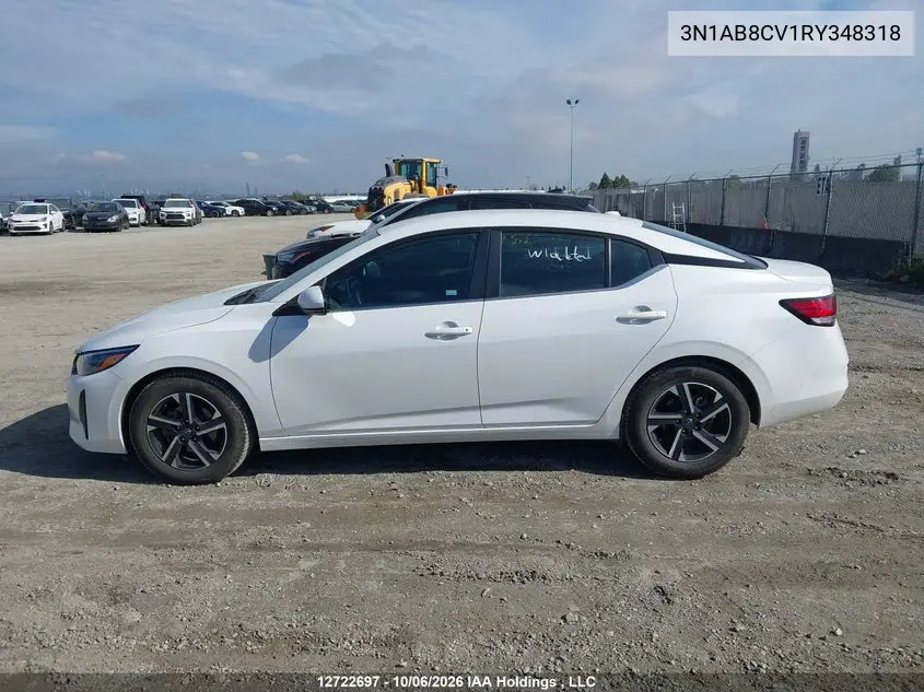 2024 NISSAN SENTRA VIN 3N1AB8CV1RY348318 — фото 14