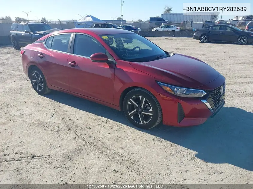 NISSAN SENTRA 2024, VIN 3N1AB8CV1RY282689