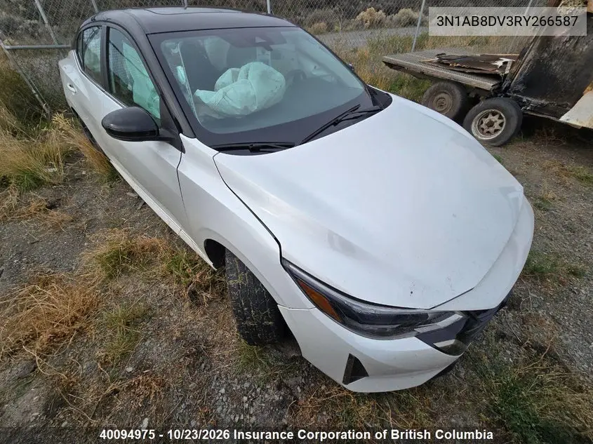 NISSAN SENTRA 2024, VIN 3N1AB8DV3RY266587