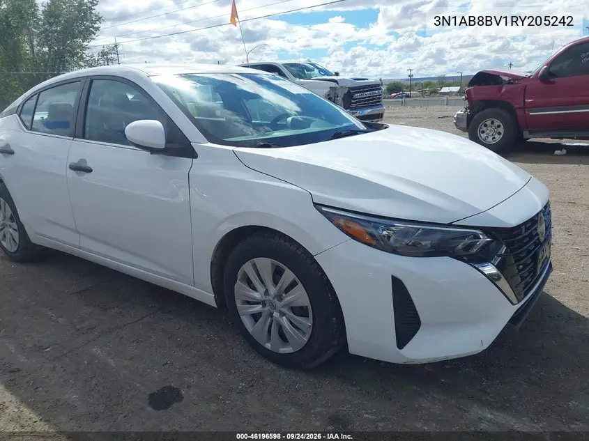 NISSAN SENTRA 2024, VIN 3N1AB8BV1RY205242