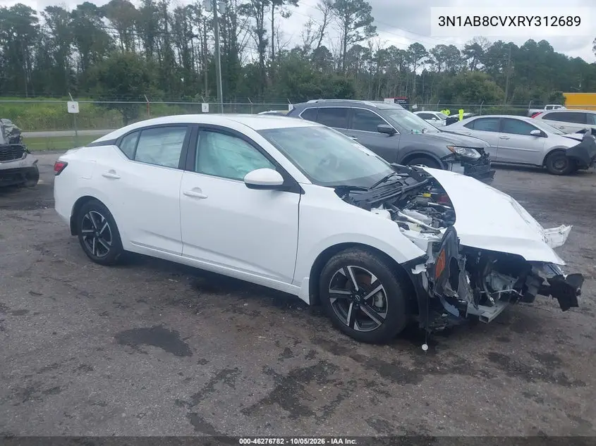 NISSAN SENTRA 2024, VIN 3N1AB8CVXRY312689