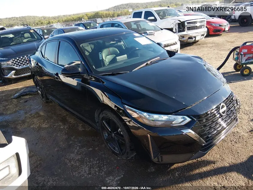 NISSAN SENTRA 2024, VIN 3N1AB8DVXRY296685