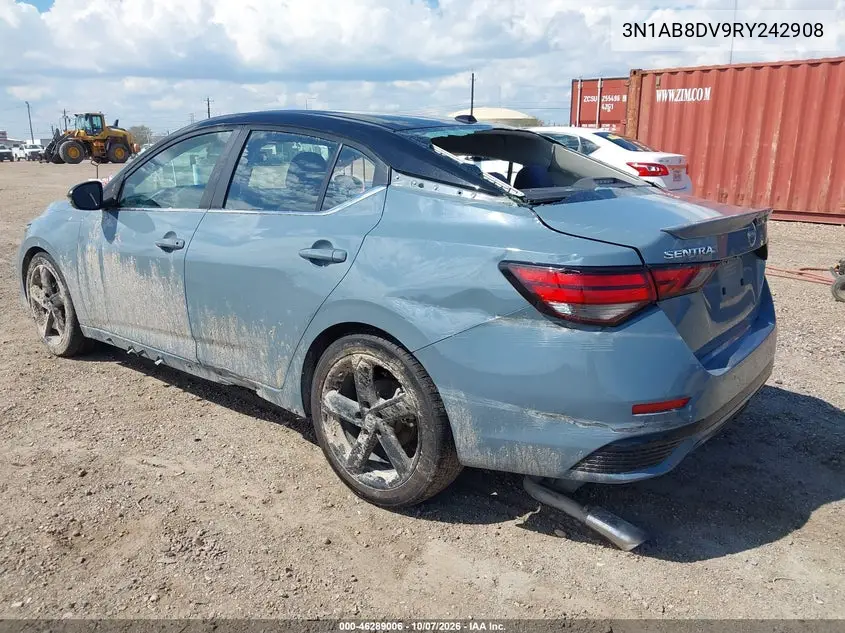 2024 NISSAN SENTRA VIN 3N1AB8DV9RY242908 — фото 3