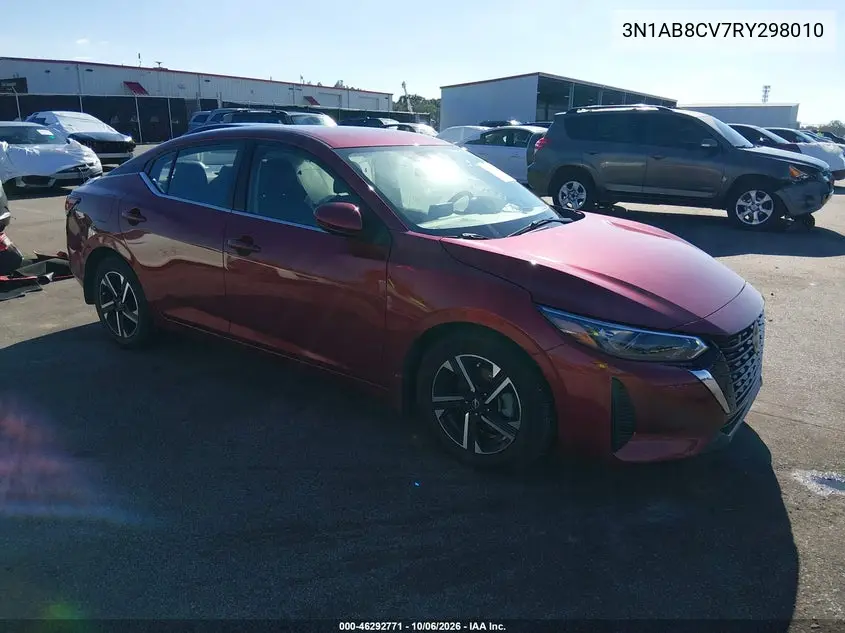 NISSAN SENTRA 2024, VIN 3N1AB8CV7RY298010