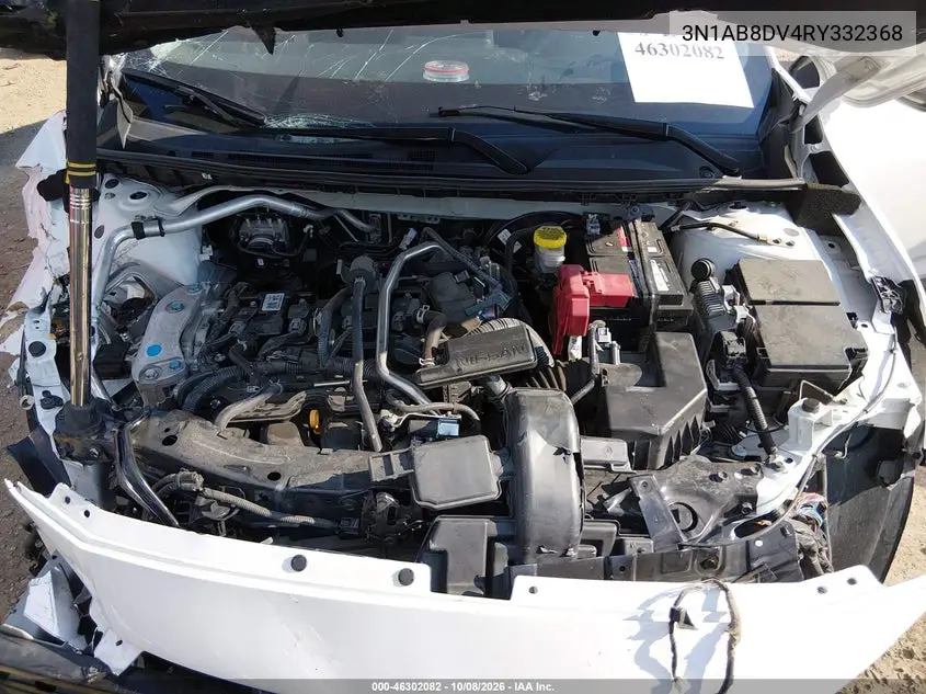 2024 NISSAN SENTRA VIN 3N1AB8DV4RY332368 — фото 3