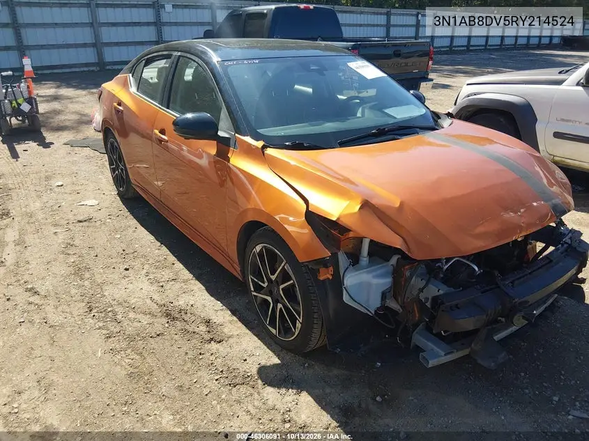 NISSAN SENTRA 2024, VIN 3N1AB8DV5RY214524