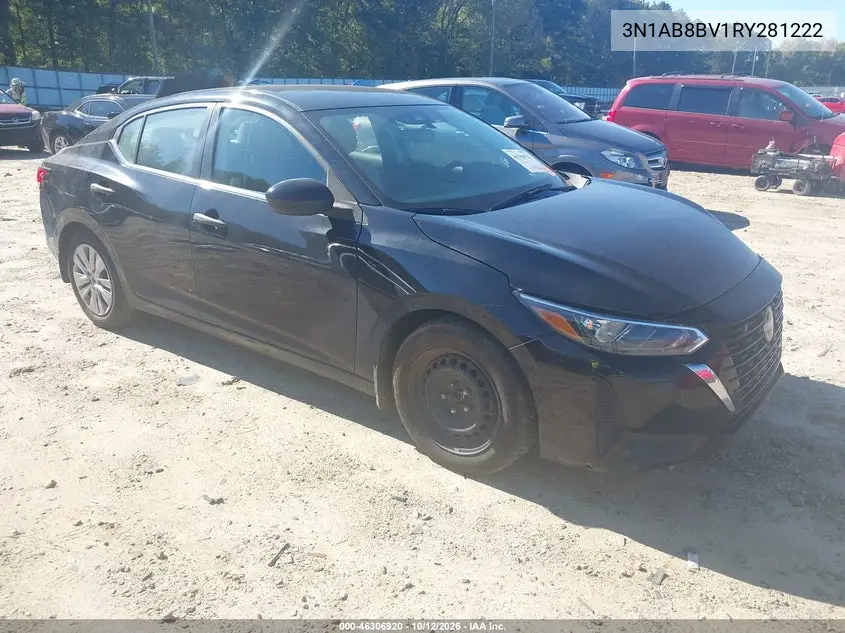 NISSAN SENTRA 2024, VIN 3N1AB8BV1RY281222