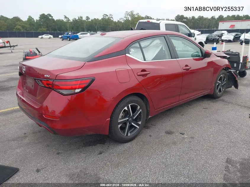 2024 NISSAN SENTRA VIN 3N1AB8CV0RY255337 — фото 4