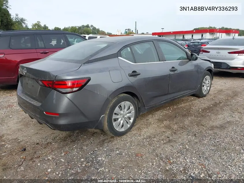 2024 NISSAN SENTRA VIN 3N1AB8BV4RY336293 — фото 4