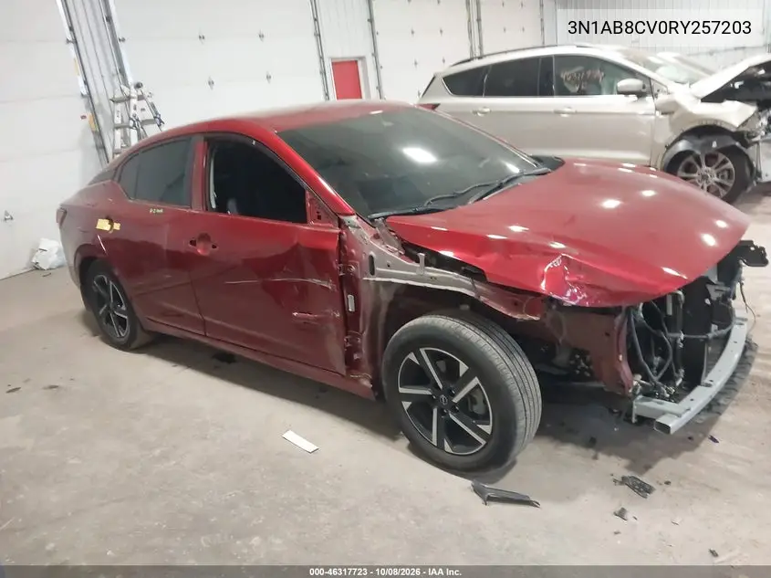 NISSAN SENTRA 2024, VIN 3N1AB8CV0RY257203