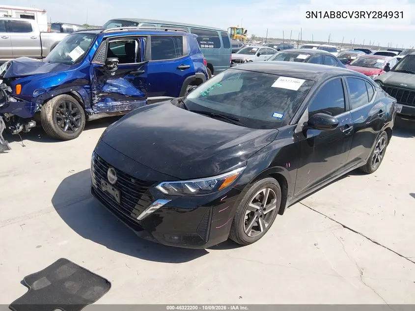 2024 NISSAN SENTRA VIN 3N1AB8CV3RY284931 — фото 2