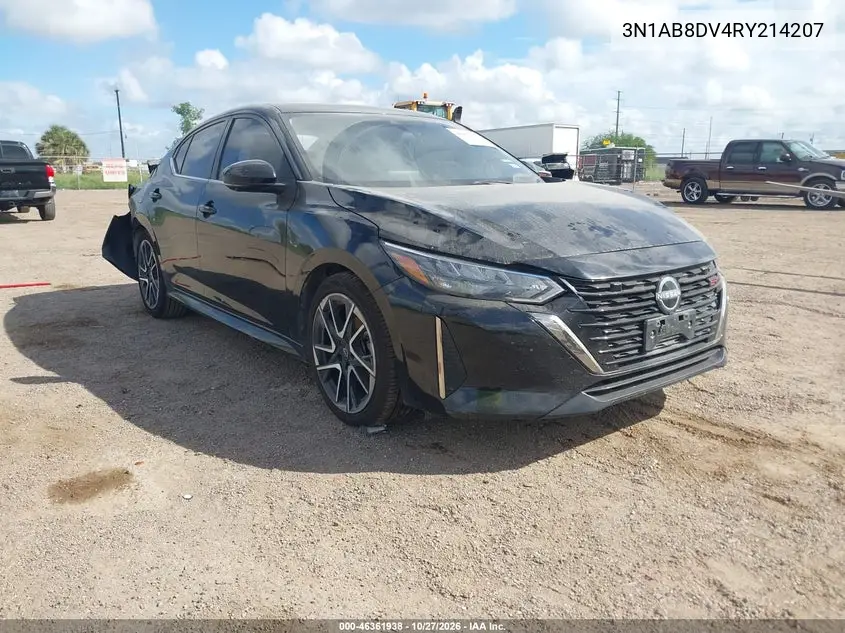 NISSAN SENTRA 2024, VIN 3N1AB8DV4RY214207