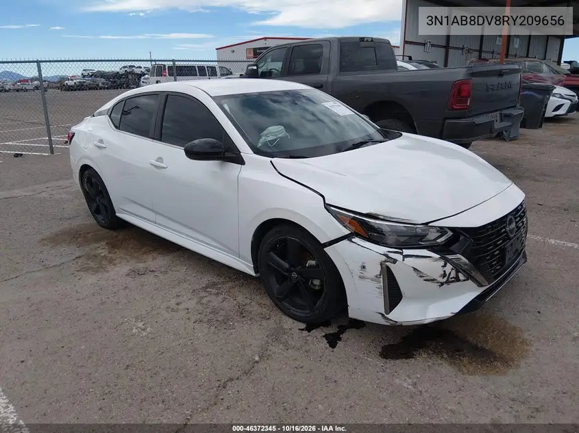 NISSAN SENTRA 2024, VIN 3N1AB8DV8RY209656