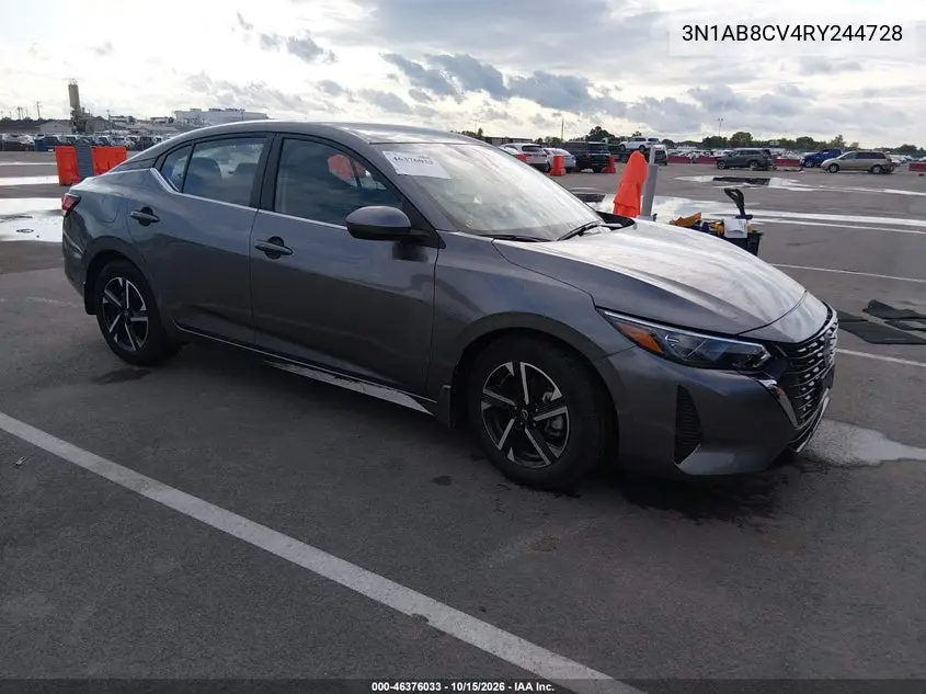 NISSAN SENTRA 2024, VIN 3N1AB8CV4RY244728