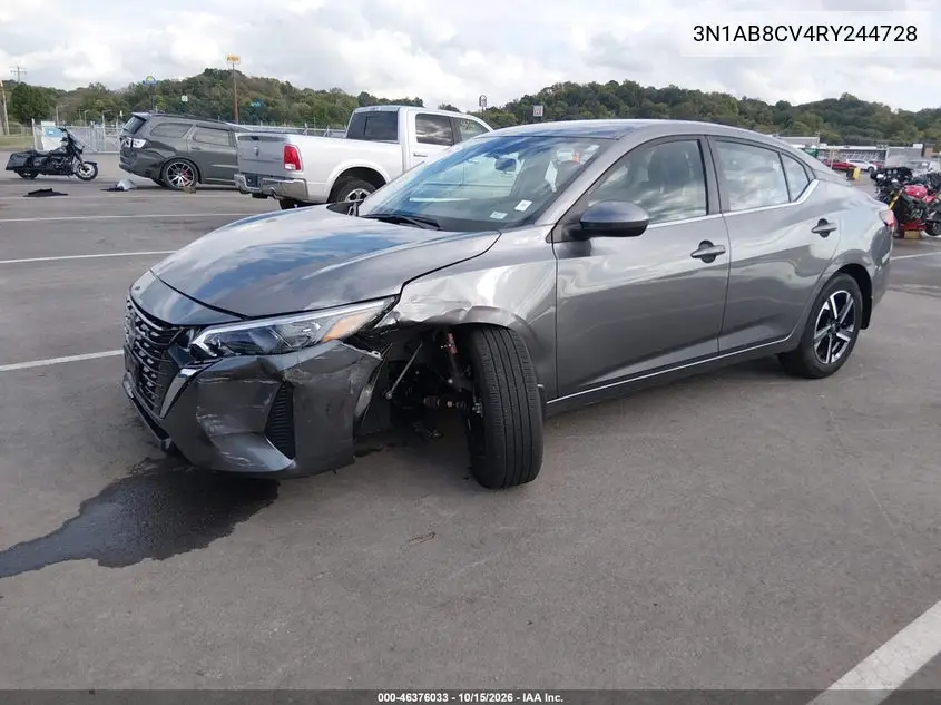 2024 NISSAN SENTRA VIN 3N1AB8CV4RY244728 — фото 2