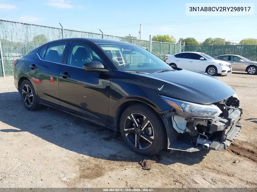NISSAN SENTRA 2024, VIN 3N1AB8CV2RY298917