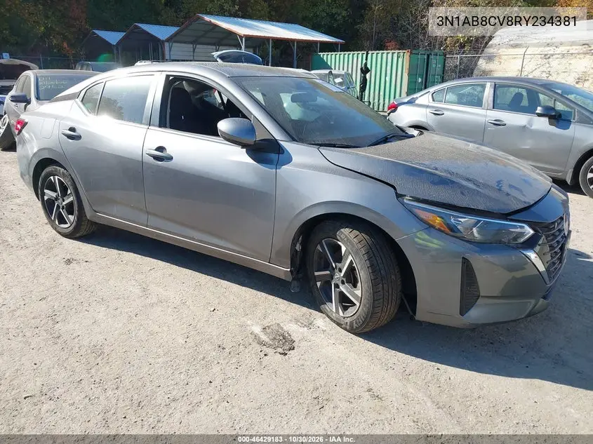 NISSAN SENTRA 2024, VIN 3N1AB8CV8RY234381