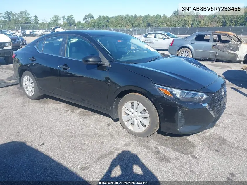 NISSAN SENTRA 2024, VIN 3N1AB8BV6RY233456