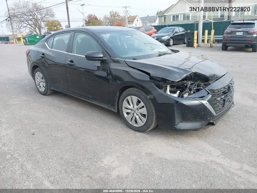 NISSAN SENTRA 2024, VIN 3N1AB8BV1RY222820