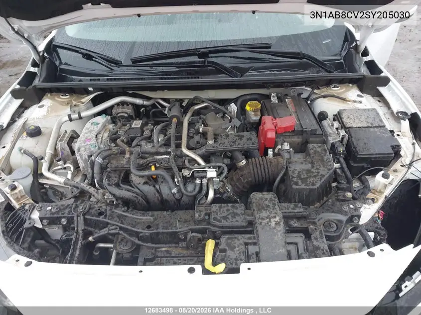 2025 NISSAN SENTRA VIN 3N1AB8CV2SY205030 — фото 10