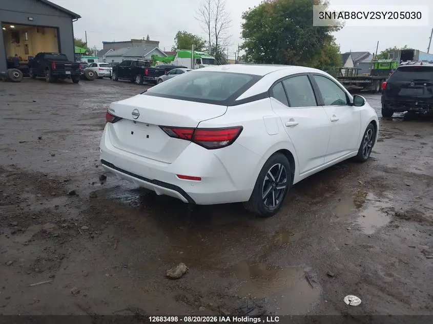 2025 NISSAN SENTRA VIN 3N1AB8CV2SY205030 — фото 4