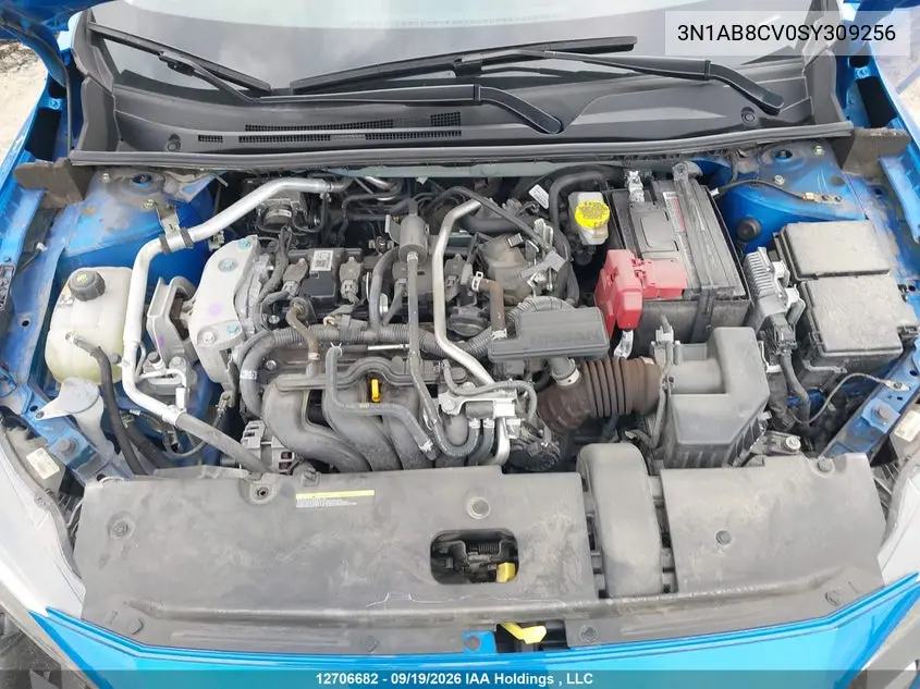 2025 NISSAN SENTRA VIN 3N1AB8CV0SY309256 — фото 10