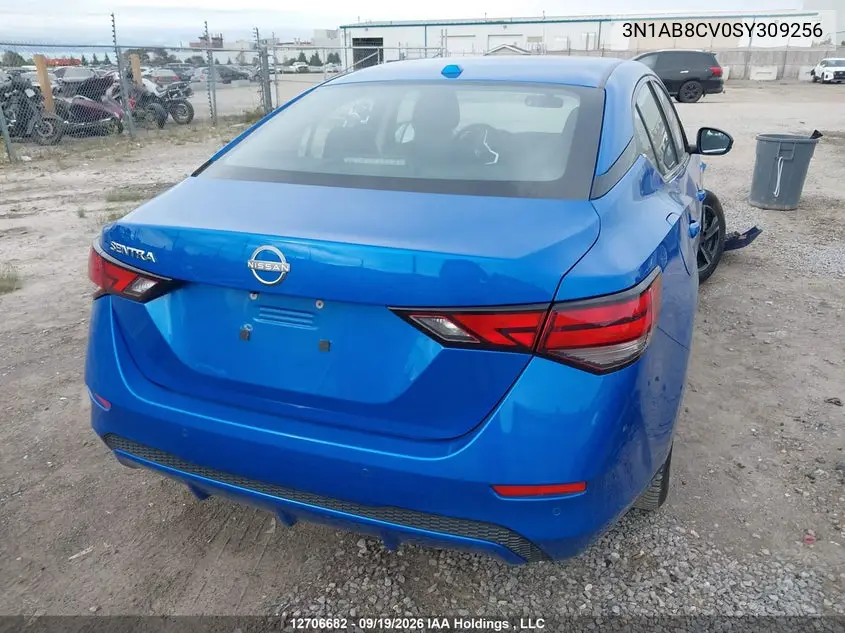 2025 NISSAN SENTRA VIN 3N1AB8CV0SY309256 — фото 4