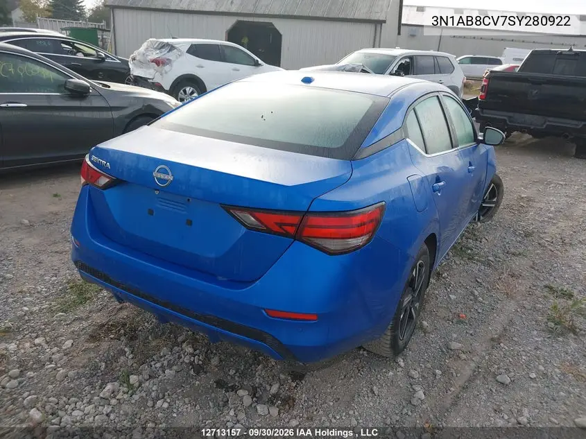 2025 NISSAN SENTRA VIN 3N1AB8CV7SY280922 — фото 4