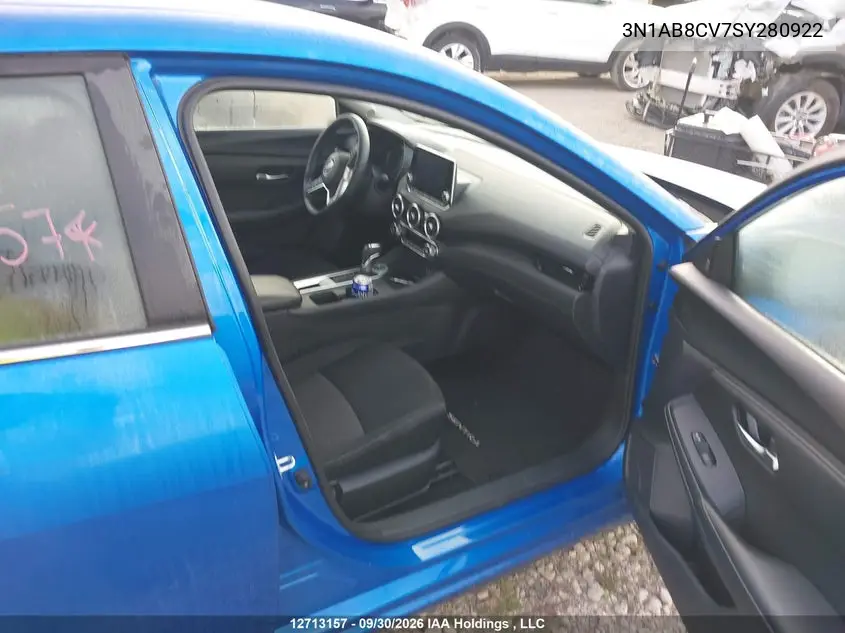 2025 NISSAN SENTRA VIN 3N1AB8CV7SY280922 — фото 5
