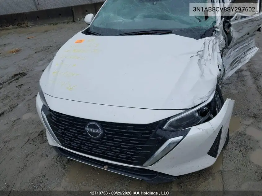 2025 NISSAN SENTRA VIN 3N1AB8CV8SY297602 — фото 10