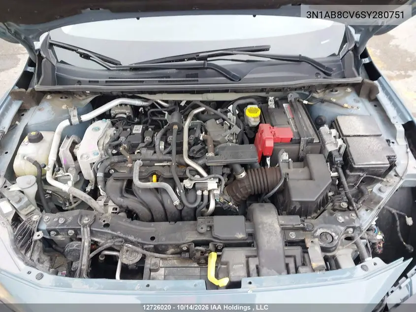 2025 NISSAN SENTRA VIN 3N1AB8CV6SY280751 — фото 10