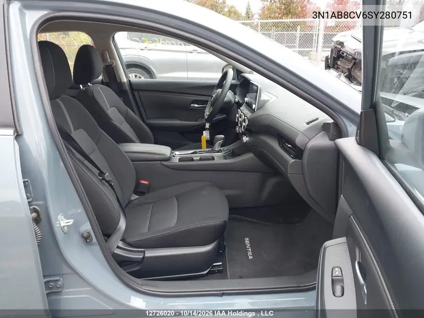 2025 NISSAN SENTRA VIN 3N1AB8CV6SY280751 — фото 5