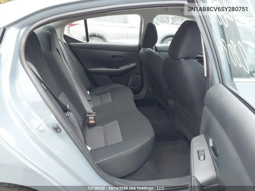 2025 NISSAN SENTRA VIN 3N1AB8CV6SY280751 — фото 8