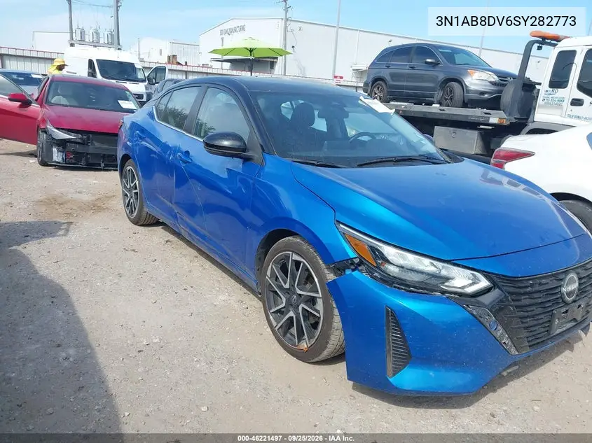 NISSAN SENTRA 2025, VIN 3N1AB8DV6SY282773